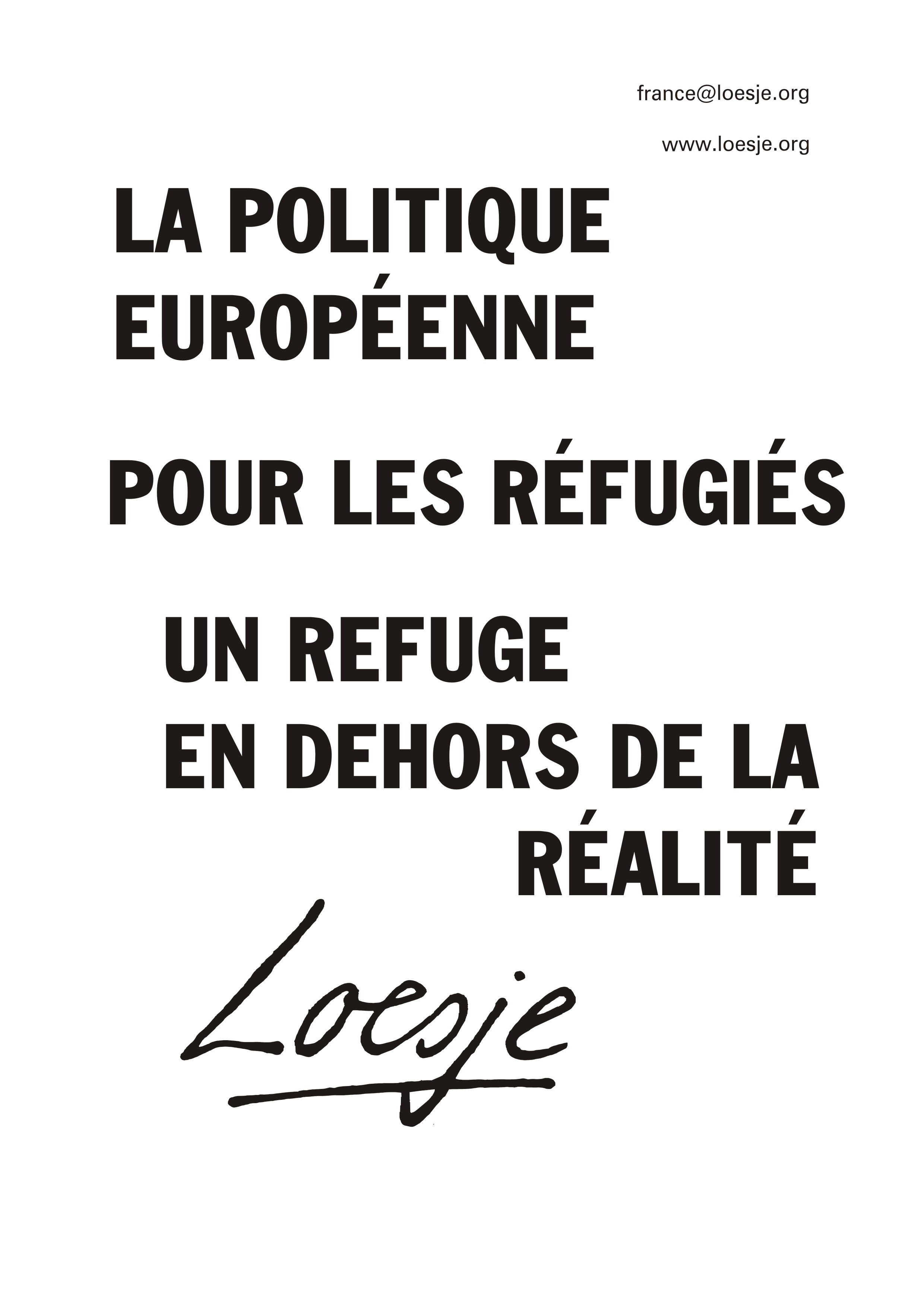 10 La politique européenne pour les réfugiés un refuge en dehors de la réalité